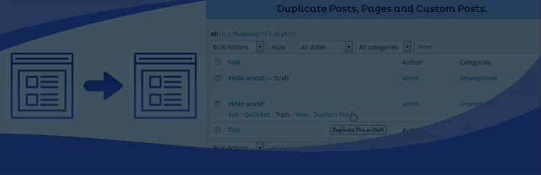 Dupliquer un page sur WordPress avec Duplicate Page